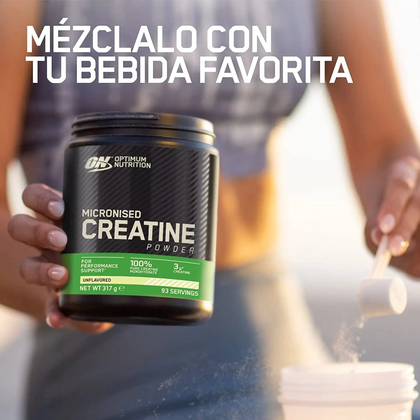 Creatina en polvo 317gr Optimum Nutrition creatina monohidrato