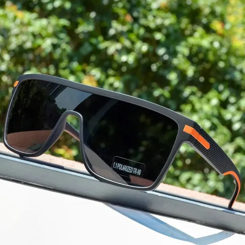 Gafas de Sol Polarizadas para Hombre y Mujer | Lentes UV400 Antirreflejo, Diseño Cuadrado Extragrande, Ideales para Conducir y Actividades al Aire Libre
