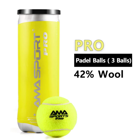 Pelotas de pádel – Pelotas de pádel duraderas de calidad profesional para jugadores profesionales y aficionados – Pelotas de pádel con rebote óptimo