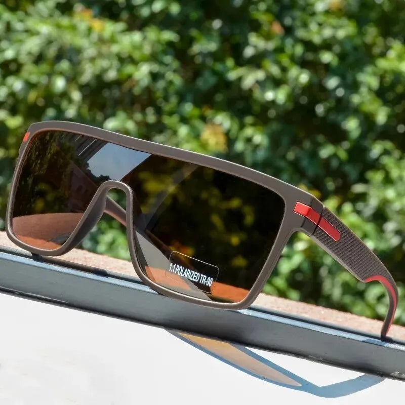 Gafas de Sol Polarizadas para Hombre y Mujer | Lentes UV400 Antirreflejo, Diseño Cuadrado Extragrande, Ideales para Conducir y Actividades al Aire Libre