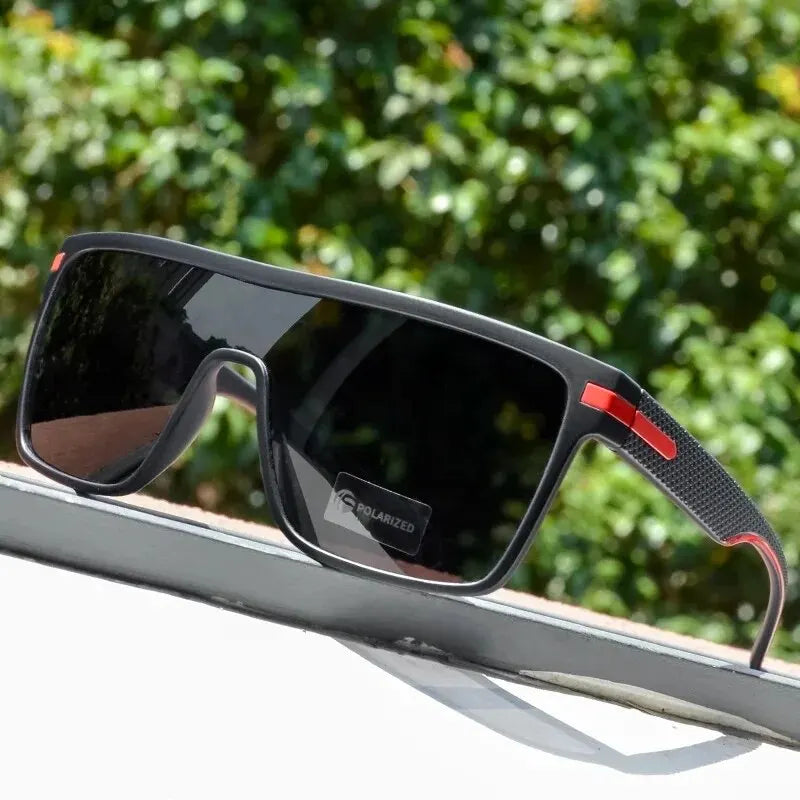 Gafas de Sol Polarizadas para Hombre y Mujer | Lentes UV400 Antirreflejo, Diseño Cuadrado Extragrande, Ideales para Conducir y Actividades al Aire Libre