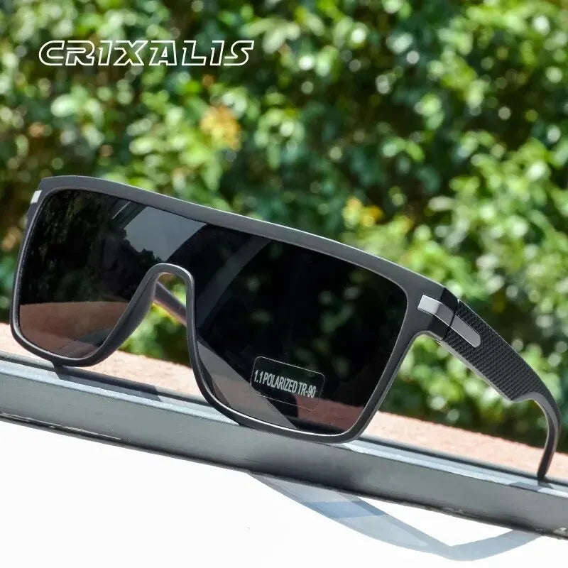 Gafas de Sol Polarizadas para Hombre y Mujer | Lentes UV400 Antirreflejo, Diseño Cuadrado Extragrande, Ideales para Conducir y Actividades al Aire Libre