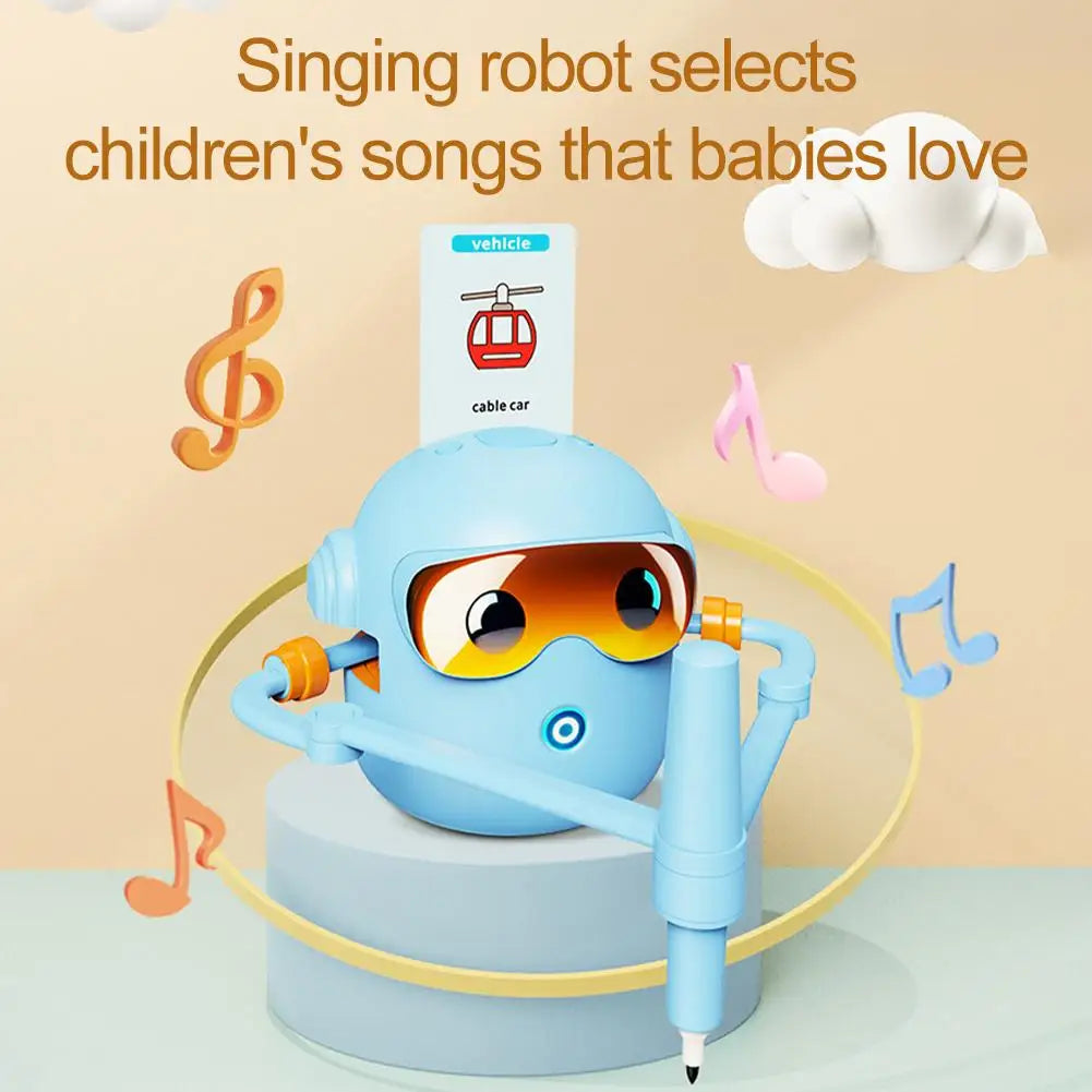 Robot inteligente de dibujo con voz para niños, interactivo, para la educación temprana, máquina de dibujo, pintura mágica, regalo para niños y niñas.