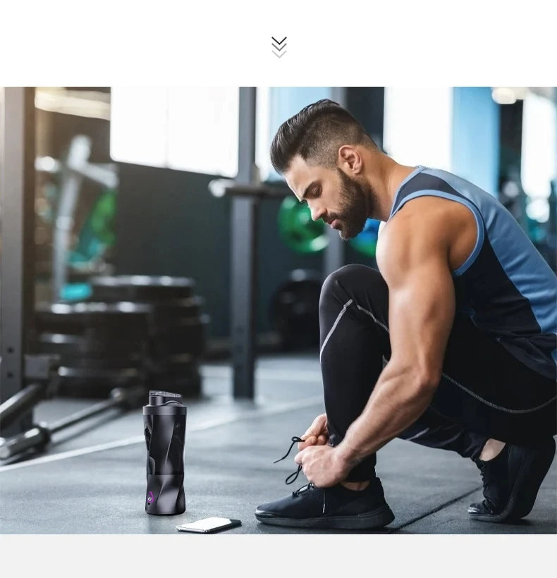 Exprimidor eléctrico portátil de frutas frescas, 700 ml, multifuncional, recargable por USB, para batidos, para exteriores